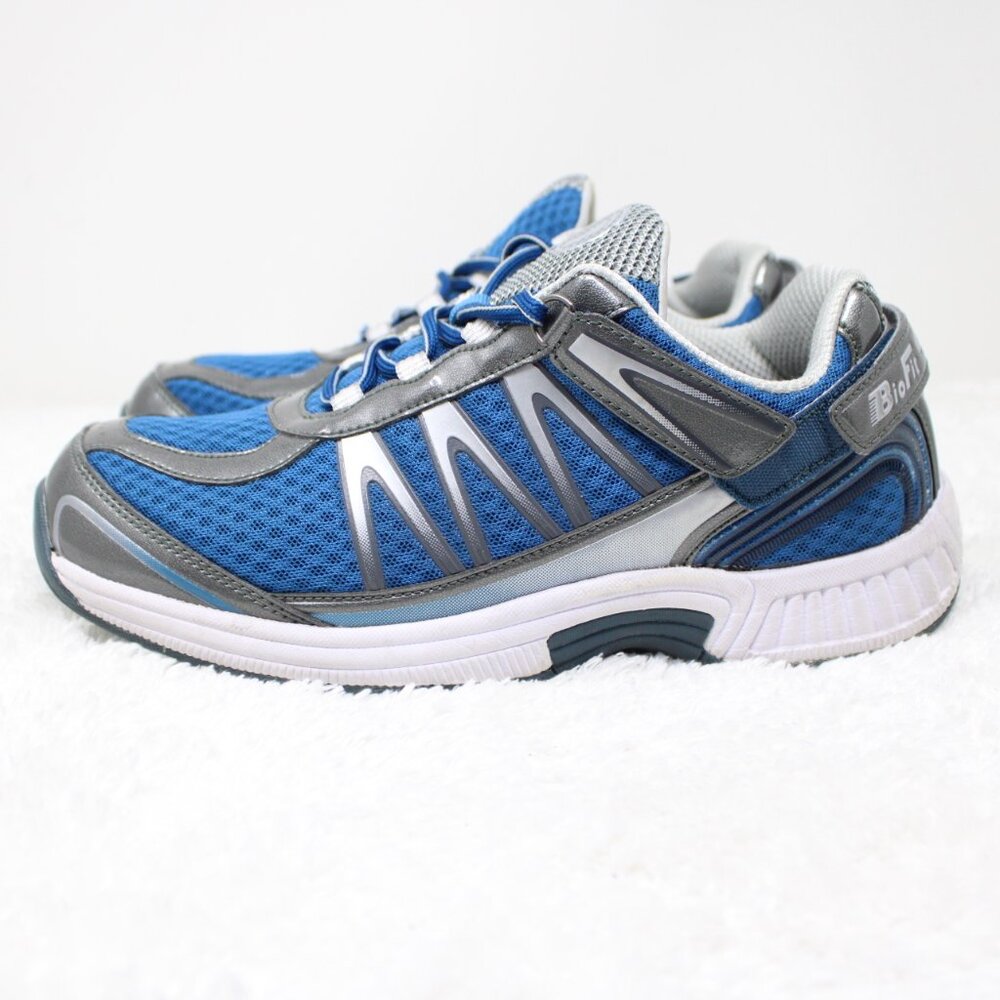 Orthofeet Shoes‎ Mens 8.5 X-Wide 4E Blue Biofit Sprint 674 Diabetic Orthotic